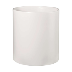 White Cylindre Vase 23cm - Haruko