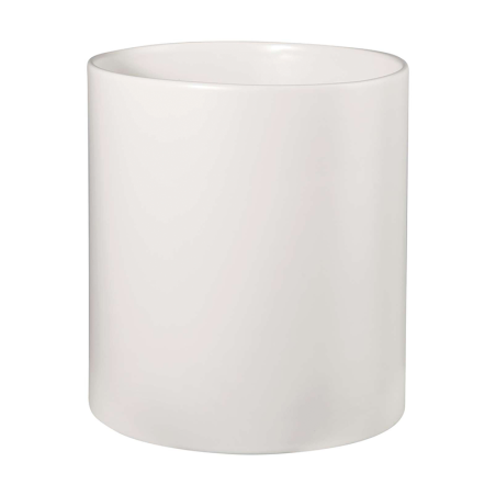 White Cylindre Vase 23cm - Haruko