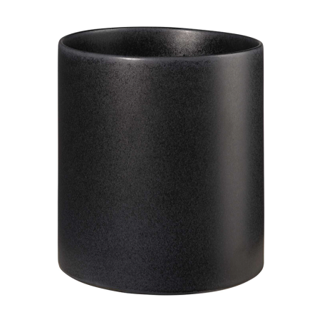 Black Cylindre Vase 23cm - Haruko