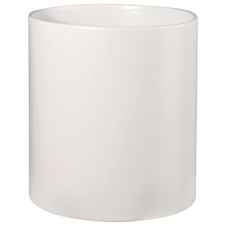 White Cylindre Vase 29cm - Haruko