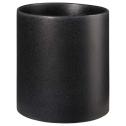 Black Cylindre Vase 29cm - Haruko