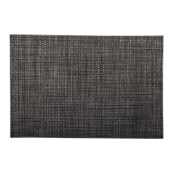 Individual de Mesa Preto Prateado - Pvc
