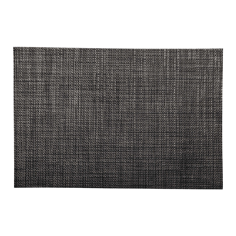 Mantel Individual Negro Plateado - Pvc