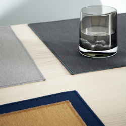 Mantel Individual Denim Oscuro 46x33cm - Fabric