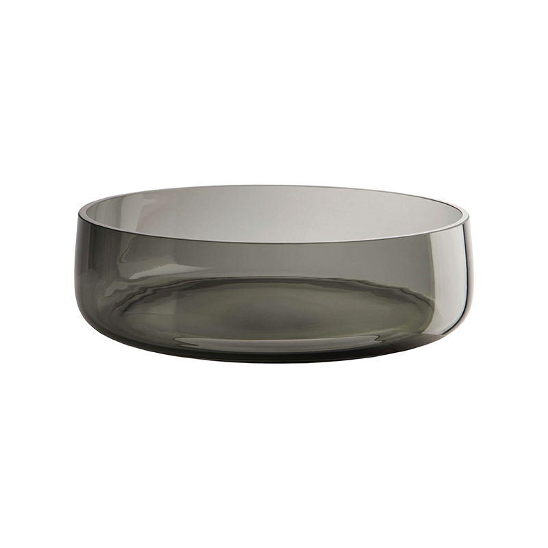 Glass Bowl Grey Ø30cm - Ajana
