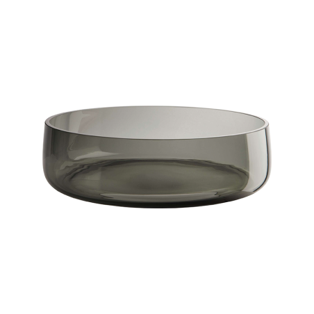 Glass Bowl Grey Ø30cm - Ajana