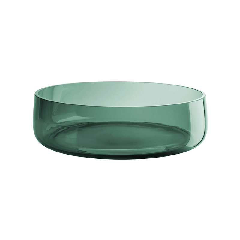 Taça de Vidro Verde Ø30cm - Ajana