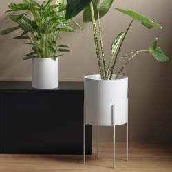 Soporte Metálico para Macetero Blanco S - Haruko