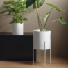 Soporte Metálico para Macetero Blanco S - Haruko