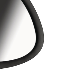 Wall Mirror with Frame Black - Colombina