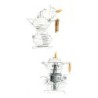 Espresso Coffee Maker Induction 3 Cups - Pulcina