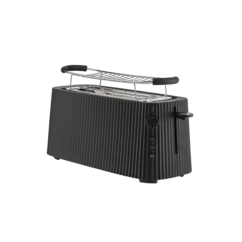 Long Double Compartment Toaster Black - Plissé