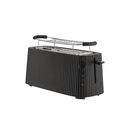 Long Double Compartment Toaster Black - Plissé
