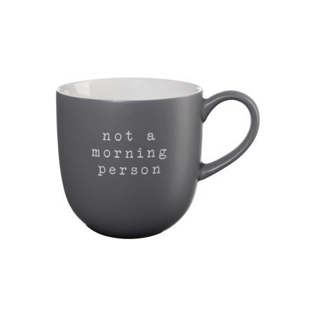 Caneca 'Not a Morning Person' 350ml - Hey!