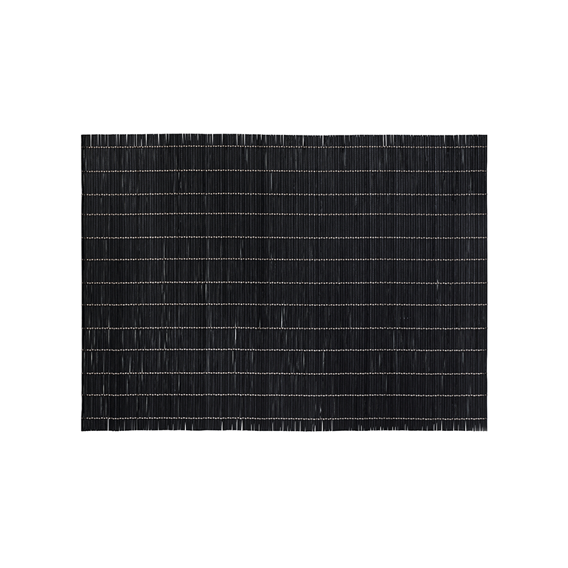 Mantel Individual 46x33cm Negro - Bamboo