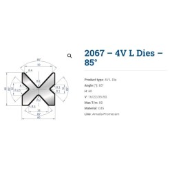 MATRIZ 4V (16-22-35-50) 85º H=60 (2067)