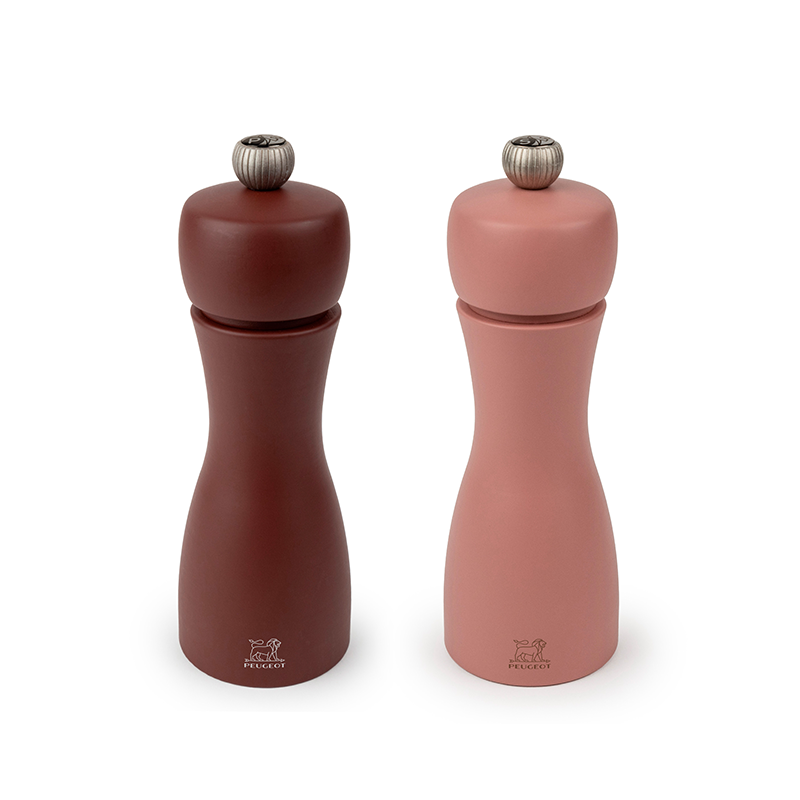 Conjunto Moinho Sal e Pimenta 15cm Terra - Tahiti Conjunto Moinho Sal e Pimenta 15cm Terra - Tahiti