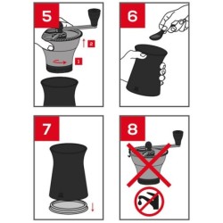 Molinillo de Cafe manual 19cm - Kronos