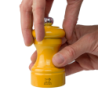 Molinillo de Pimienta 10cm Amarillo Azafran - Bistrorama