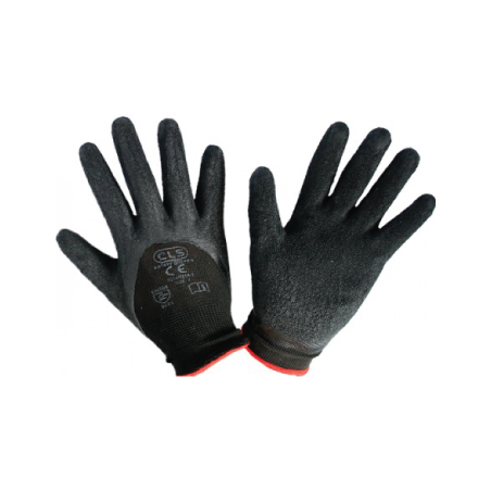LUVA NYLON PRETO REVESTIDA LÁTEX
