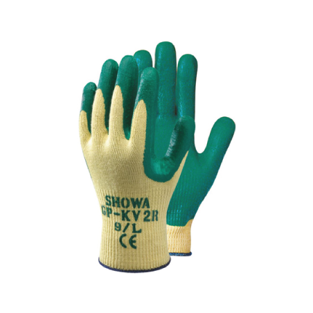 LUVA KEVLAR REVESTIMENTO NITRILO VERDE