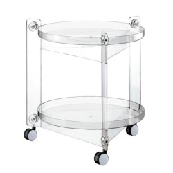Mesa de Apoio Massoni Transparente - Home