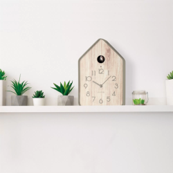QQ Cuckoo Clock with Pendulum Taupe - HOME