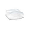 Square Cheese Dish Clear - Gocce