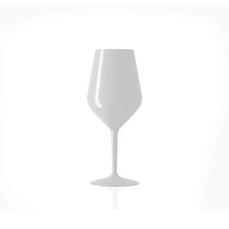 Set of 6 Wine Glasses White - Air Beach