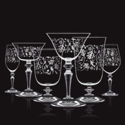 Set of 6 Glasses - Wormwood Astoria Pattern