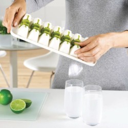 Ice-Cube Tray With Stackable Lif - Quick Snap