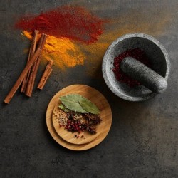 Pestle and Mortar with Bamboo Lid - Dash