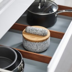Pestle and Mortar with Bamboo Lid - Dash