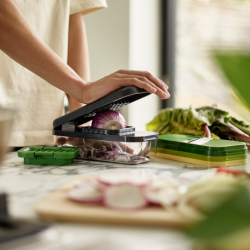 Compact 4 in 1 Grater & Slicer Multicolour - Multi-Prep