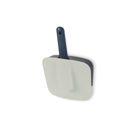 Wall-Mounted Dustpan & Brush Blue - Cleanstore