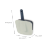 Wall-Mounted Dustpan & Brush Blue - Cleanstore