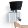 Vassoura de Fixar na Parede Azul - Cleanstore
