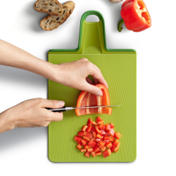Large Folding Chopping Board Green - Chop2Pot Plus