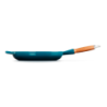 Low Frying Pan Wooden Handle Deep Teal 28cm - Signature