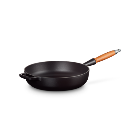 Sauté Pan with Wooden Handle Black Mate 28cm - Signature