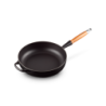Sauté Pan with Wooden Handle Black Mate 28cm - Signature