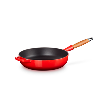 Sauté Pan with Wooden Handle Cerise 28cm - Signature