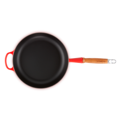 Sauté Pan with Wooden Handle Cerise 28cm - Signature