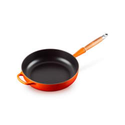 Sauté Pan with Wooden Handle Volcanic 28cm - Signature