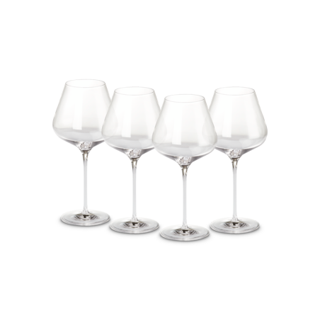Set of 4 Red Wine Glasses