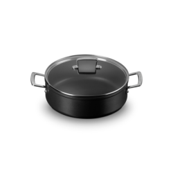 Rustidera Antiadherente con Tapa Cristal 28cm