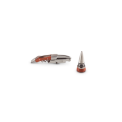 Sacacorchos Sommelier y Tapón Madera - GS 190