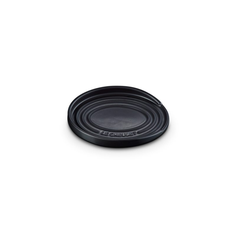 Oval Spoon Rest Satin Black