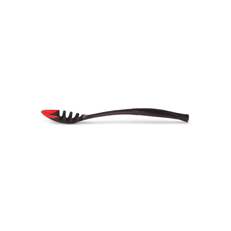 Professional Silicone Edge Pasta Fork Cerise