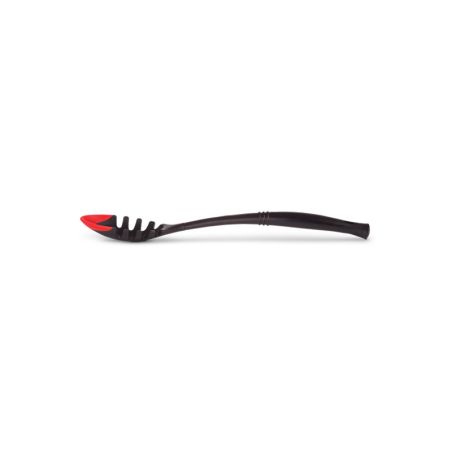 Professional Silicone Edge Pasta Fork Cerise